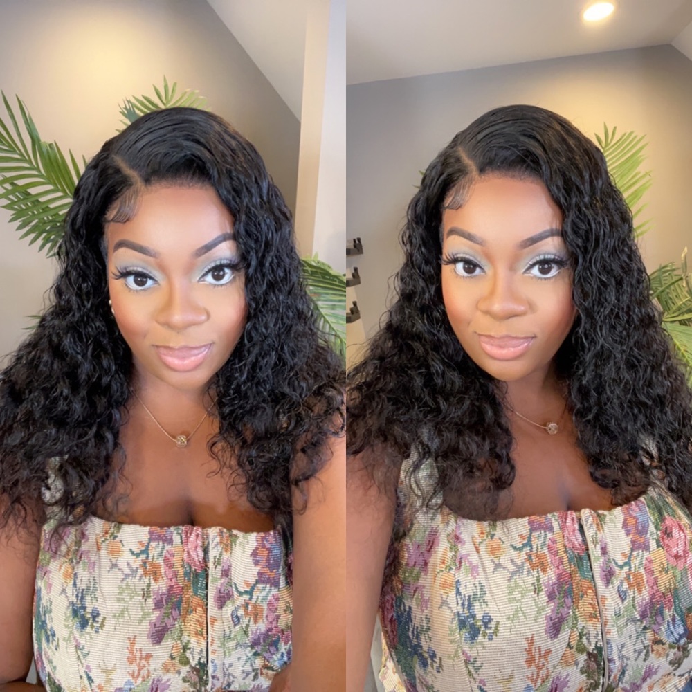 16” Water Wave Wig 13x4 Lace Frontal - Tinashe Hair